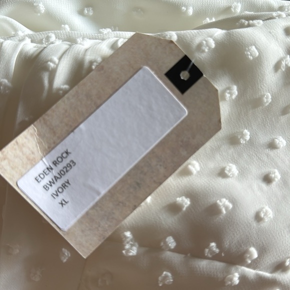 NWT Katie May Eden Rock High-Low Dress Gown Ivory Sz XL Wedding Bow Bride $595 - Picture 11 of 12